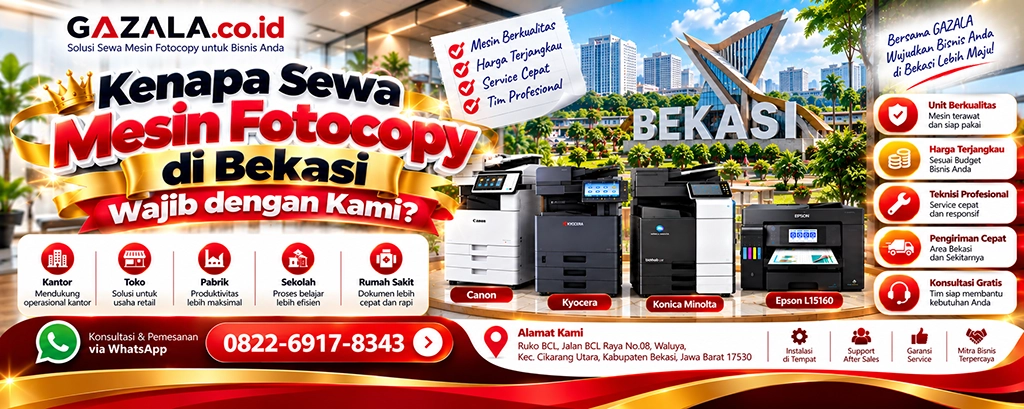 Kenapa Sewa Mesin Fotocopy di Bekasi Wajib dengan Kami